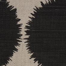 Load image into Gallery viewer, SCHUMACHER FUZZ FABRIC 177095 / BLACK &amp; NATURAL