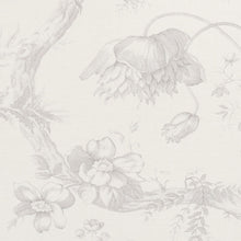Load image into Gallery viewer, SCHUMACHER TOILE DE FLEURS FABRIC 177401 / GRISAILLE