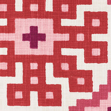 Load image into Gallery viewer, SCHUMACHER PALMETTO PRINT FABRIC / VALENTINE