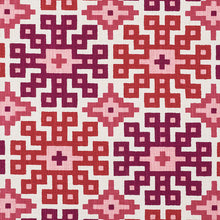 Load image into Gallery viewer, SCHUMACHER PALMETTO PRINT FABRIC / VALENTINE