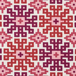 SCHUMACHER PALMETTO PRINT FABRIC / VALENTINE