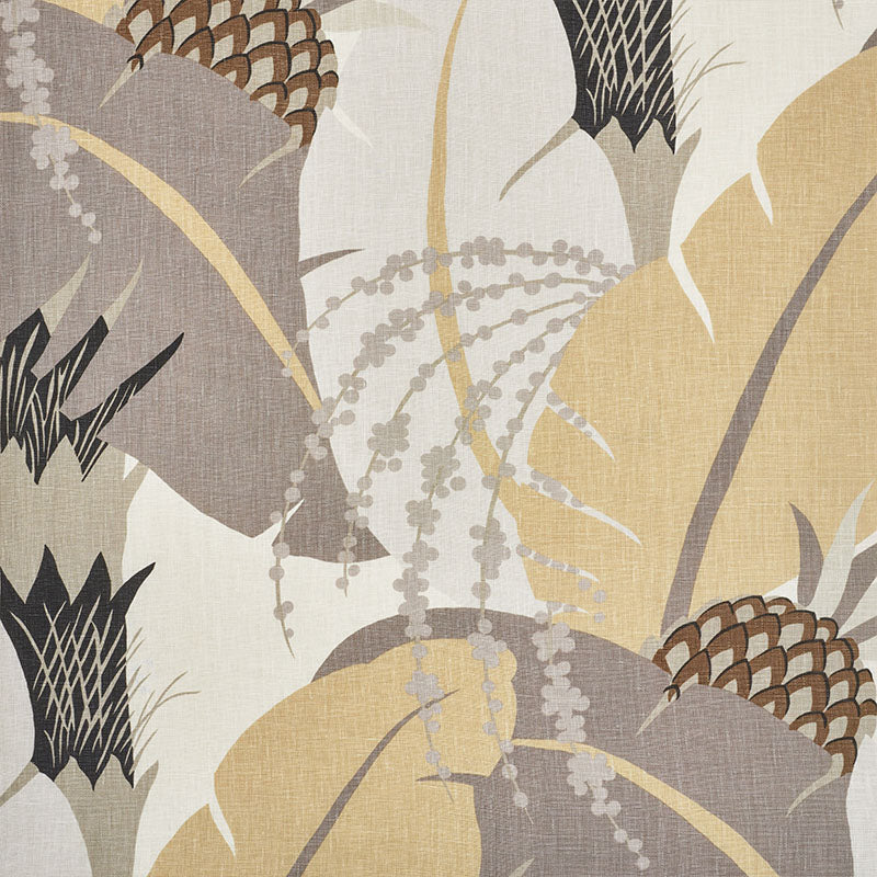 SCHUMACHER ANANAS FABRIC 177542 / NEUTRAL