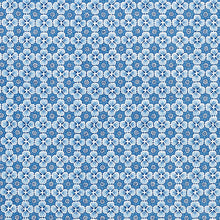 Load image into Gallery viewer, SCHUMACHER PALISADES FLORET FABRIC / INDIGO