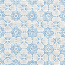 Load image into Gallery viewer, SCHUMACHER PALISADES FLORET FABRIC / CHINA BLUE
