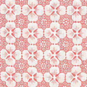 SCHUMACHER PALISADES FLORET FABRIC / PINK