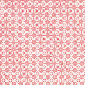 SCHUMACHER PALISADES FLORET FABRIC / PINK