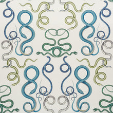 Load image into Gallery viewer, SCHUMACHER GIOVE FABRIC 177660 / EMERALD &amp; SAPPHIRE