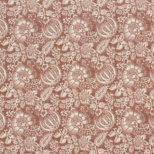 Load image into Gallery viewer, SCHUMACHER POMEGRANATE PRINT FABRIC 177692 / RUSSET
