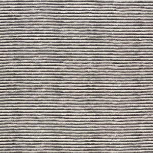 SCHUMACHER CORFU STRIPE FABRIC / BLACK