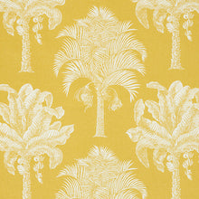 Load image into Gallery viewer, SCHUMACHER GRAND PALMS FABRIC 178001 / GOLD