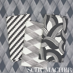 SCHUMACHER MARTINGALE FABRIC 178031 / CARBON