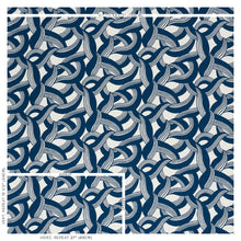 Load image into Gallery viewer, SCHUMACHER MARTINGALE FABRIC 178032 / BLUE