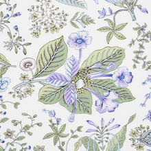 Load image into Gallery viewer, Schumacher Pomegranate Botanical Fabric 178120 / Purple