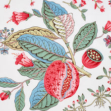 Load image into Gallery viewer, Schumacher Pomegranate Botanical Fabric 178121 / Document