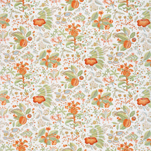 Load image into Gallery viewer, Schumacher Pomegranate Botanical Fabric 178122 / Orange