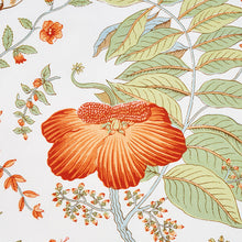 Load image into Gallery viewer, Schumacher Pomegranate Botanical Fabric 178122 / Orange