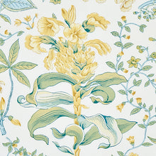 Load image into Gallery viewer, Schumacher Pomegranate Botanical Fabric 178123 / Citron