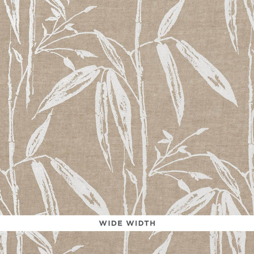 Schumacher Bamboo Garden Sheer Fabric 178380 / Natural