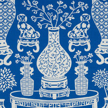 Load image into Gallery viewer, SCHUMACHER HELLENE FABRIC 178550 / BLUE
