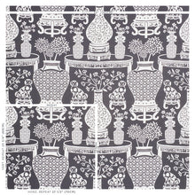 Load image into Gallery viewer, SCHUMACHER HELLENE FABRIC 178552 / BLACK