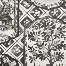 Load image into Gallery viewer, SCHUMACHER TING TING FABRIC 178570 / BLACK