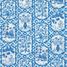 Load image into Gallery viewer, SCHUMACHER TING TING FABRIC 178571 / BLUE