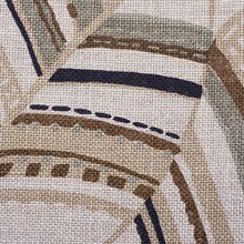 Load image into Gallery viewer, SCHUMACHER DECO LEAVES FABRIC 178651 / NEUTRAL