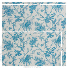 Load image into Gallery viewer, SCHUMACHER SAN CRISTOBAL TOILE FABRIC 178731 / PEACOCK