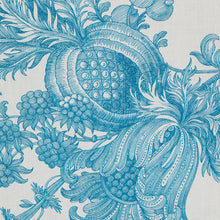 Load image into Gallery viewer, SCHUMACHER SAN CRISTOBAL TOILE FABRIC 178731 / PEACOCK