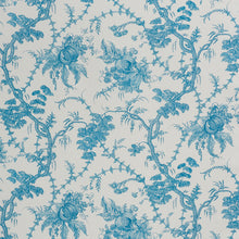 Load image into Gallery viewer, SCHUMACHER SAN CRISTOBAL TOILE FABRIC 178731 / PEACOCK