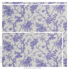 Load image into Gallery viewer, SCHUMACHER SAN CRISTOBAL TOILE FABRIC 178732 / PURPLE