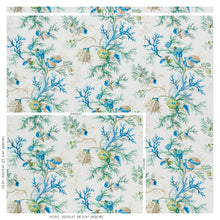 Load image into Gallery viewer, SCHUMACHER DEL TESORO FABRIC 178760 / BLUE &amp; GREEN