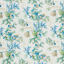 Load image into Gallery viewer, SCHUMACHER DEL TESORO FABRIC 178760 / BLUE &amp; GREEN
