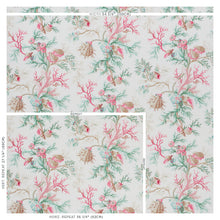 Load image into Gallery viewer, SCHUMACHER DEL TESORO FABRIC 178761 / PINK &amp; AQUA