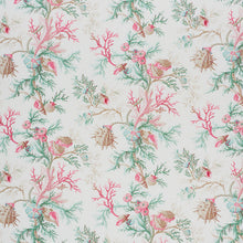 Load image into Gallery viewer, SCHUMACHER DEL TESORO FABRIC 178761 / PINK &amp; AQUA