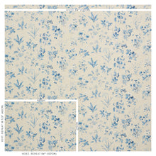 Load image into Gallery viewer, SCHUMACHER FLOREANA FABRIC 178790 / BLUE