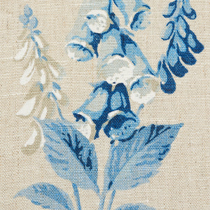 SCHUMACHER FLOREANA FABRIC 178790 / BLUE