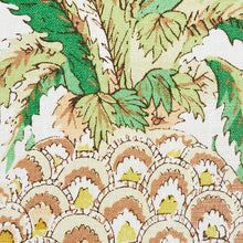 Load image into Gallery viewer, SCHUMACHER PINEAPPLES CHINTZ FABRIC 178800 / IVORY