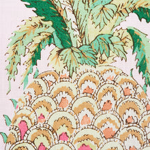 Load image into Gallery viewer, SCHUMACHER PINEAPPLES CHINTZ FABRIC 178802 / BLUSH