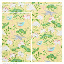 Load image into Gallery viewer, Schumacher Lotus Garden Fabric 179040 / Yellow