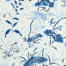 Load image into Gallery viewer, Schumacher Lotus Garden Fabric 179042 / Porcelain