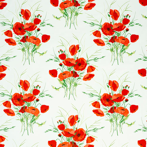 SCHUMACHER JONI CHINTZ FABRIC 179061 / RED