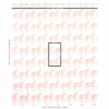 Load image into Gallery viewer, Schumacher Marwari Horse Fabric 179132 / Pink