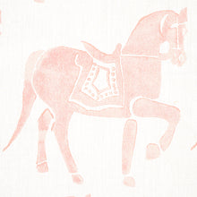 Load image into Gallery viewer, Schumacher Marwari Horse Fabric 179132 / Pink