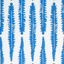 Load image into Gallery viewer, Schumacher Fern Fabric 179153 / Blue