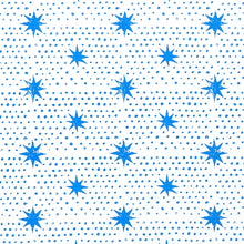 Load image into Gallery viewer, Schumacher Spot &amp; Star Fabric 179160 / Blue