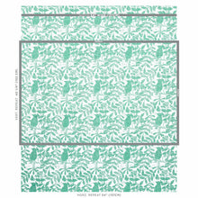 Load image into Gallery viewer, Schumacher Bird &amp; Bee Fabric 179211 / Sea Glass
