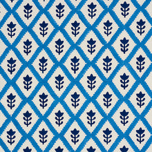 Load image into Gallery viewer, SCHUMACHER BUTI FABRIC 179230 / BLUE
