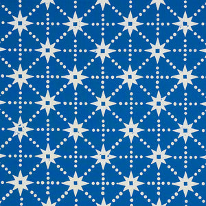 SCHUMACHER STARS FABRIC 179260 / BLUE