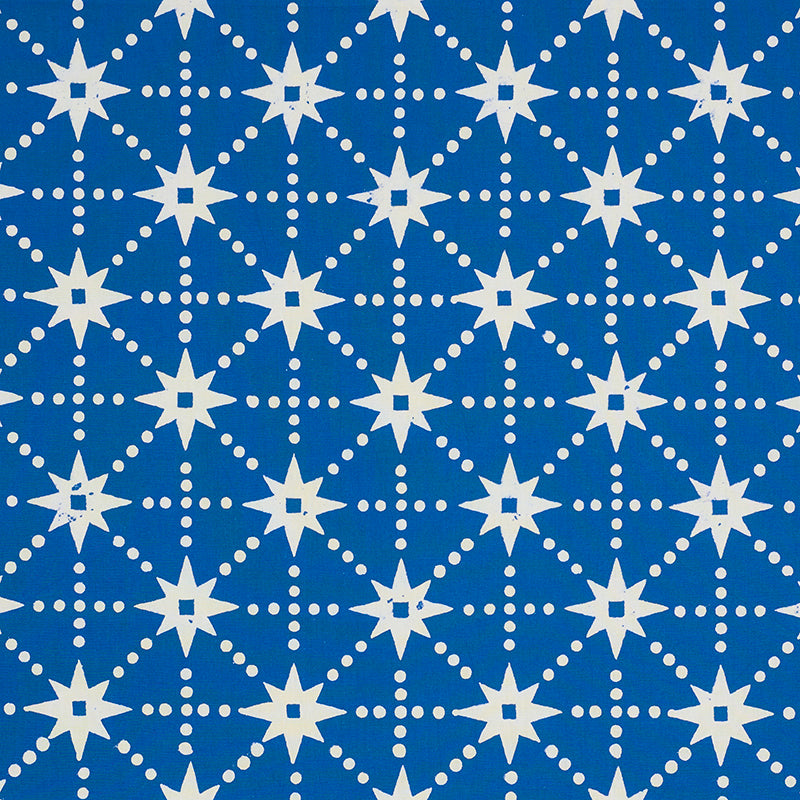 SCHUMACHER STARS FABRIC 179260 / BLUE